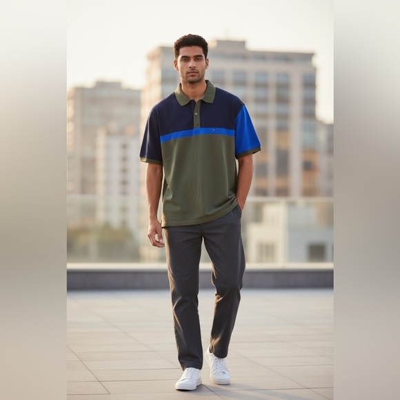 Tommy Hilfiger Other - Tommy Hilfiger Men's Colorblock
Polo Shirt